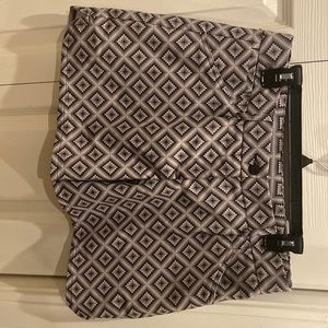 Puma size 10 golf shorts, black grey and white